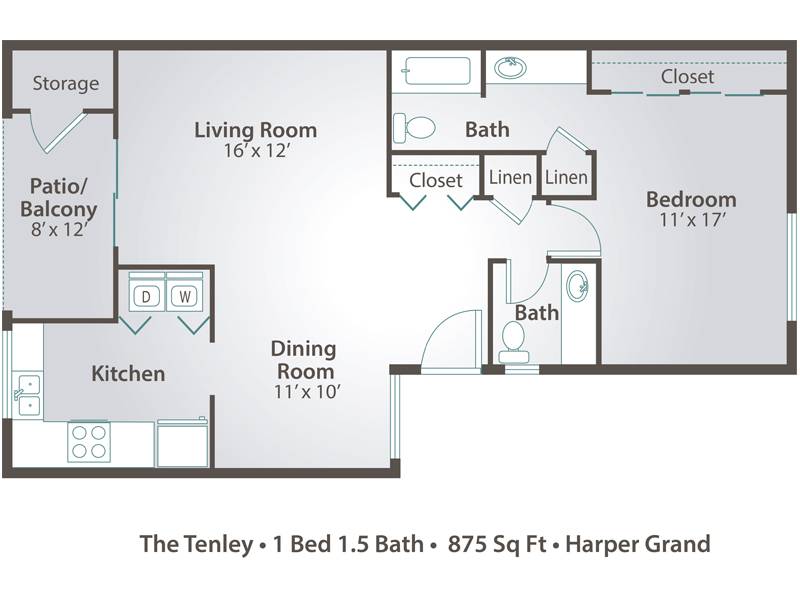 1 Bedroom Apartments In Orlando Brooke Commons Apartments