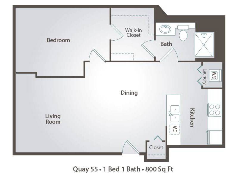 Gulf View Condos 1 Bed 2 Bath In Panama City Beach C1x1 1 Bedroom Bathroom